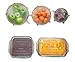 Silicone Stretch Lids (Variety Pack) - By Modfamily - SQUARE Silicone Lids - 2 Square Lids & 3 Round Lids - Stretch N’ Seal, Food Saver, Reusable, Durable, and Expandable Lids