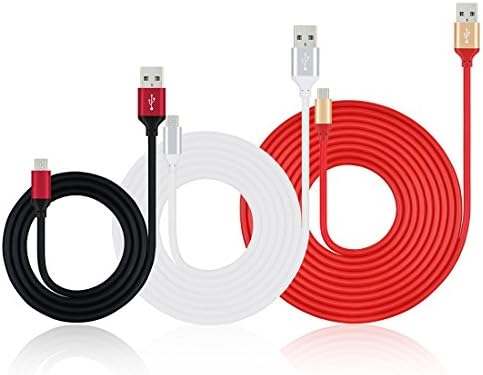 Micro USB Cable, MIVINE 3 Pack 10ft 6ft 3ft Android Charger Cable Micor USB to USB 2.0 Data Fast Charging Cord for Samsung Galaxy, Nexus, ZTE, Huawei, LG, Sony, HTC, Kindle, Nokia, Motorola and more