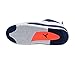 Jordan 4 Retro Gg Big Kids Style, White/Hyper Orange/Deep Blue, 7