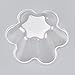 Plastic Ice Cream Bowls Ice Cream Cups Containers Clear Plastic Disposable Dessert Bowls Disposable Ice Cream Sundae Bowls with Flower Shape,60 Pack