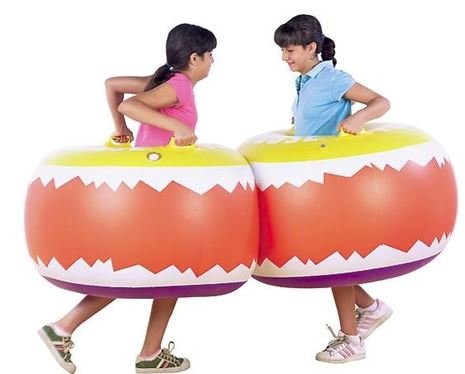 FLAGHOUSE - Belly Bumpers - Inflatable - Game - Bouncy - Toy - Pair - Large