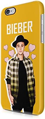 Sassy Kawaii Hearts Tumblr Emoji Justin Bieber Plastic Snap-On Case Cover Shell For iPhone 6 Plus / 6s Plus