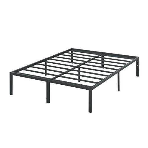 PrimaSleep 18 Inch Heavy Duty Steel Slat NONSLIP Bed Frame, Metal, California King Pricepulse
