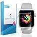 ILLUMI AquaShield Screen Protector Compatible with Apple Watch (42mm,Compatible with Series 1,2,3)(6-Pack)(Full Coverage) No-Bubble High Definition Clear Flexible TPU Film