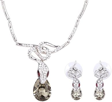 Xinmaoyuan Hochzeit Schmuck Bestseller Halskette Ohrringe Set Fashion Europe Und Luxus Diamantene Hochzeit Party Zubehor Weiss K Hochzeit Geschenk Geburtstagsgeschenk Weihnachtsgeschenk Amazon De Kuche Haushalt