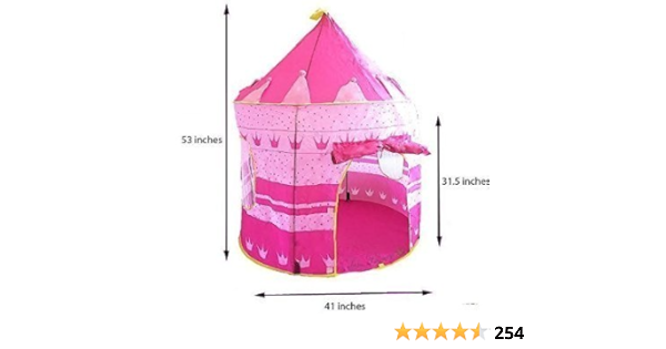 amazon princess castle tent