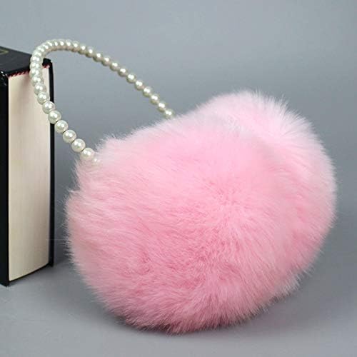 Autumn Water Faux Rabbit Fur Earmuffs Ear Muffs Ear Warmers Fake Pearls Earmuffs Winter Outdoor Women