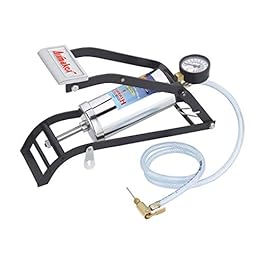 Airmaker SB001 Air Foot Pump Steel Chrome Plated Body Use for Car or Motorbike or Bicycle Tyre Air Filling