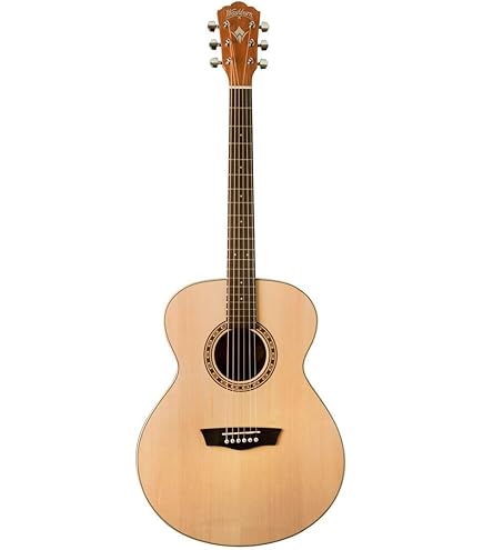 Amazon.com: Washburn Harvest WD7SCE-A Dreadnought Cutaway Acoustic