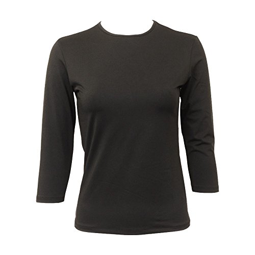 KIKI RIKIWomens 3/4 Sleeve Nylon Shell T-Shirt Style 17324