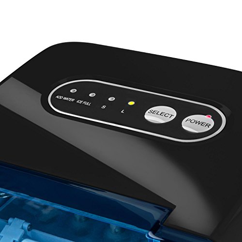 Klarstein On-The-Rocks - Eismaschine, Eiswürfelbereiter, Eiswürfelmaschine, 12 kg / 24 h, 120W, 2 Würfelgrößen, 6-12 min… – Bild 7