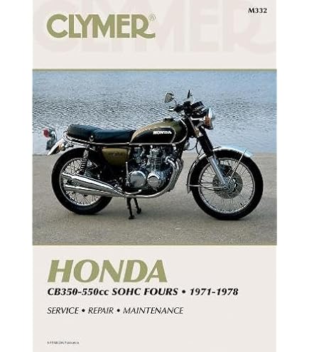 Honda CB350F CB400F CB500 CB550 Clymer Repair Manual: clymer