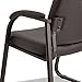 Alera Genaro Series Faux Leather Half-Back sled Base Guest Chair, 25