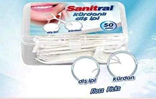 White Glo Charcoal Deep Stain Remover Toothpaste, 100ml -Pack of 2 with Sanitral 50 Pcs Dental Floss Stick Included as a Gift - Image 5