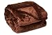 Archangel 2 Ply Twin Solid Mink Blanket - Brown