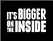 CMI NI131 Dr Who It's Bigger On The Inside Tardis White Vinyl Car/Laptop/Window/Wall Decal | 6