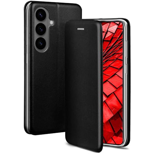 ONEFLOW Business Case für Samsung Galaxy S26 Handyhülle klappbar mit Standfunktion, Klapphülle Flipcase Cover Dünn, PU Leder Hülle mit Kartenfach, 360