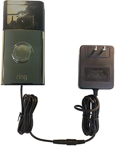 OhmKat Video Doorbell Power Supply - Compatible with Ring Video Doorbell - Needs No Existing Wiring - Battery Charger, Transformer, Adapter, Power Kit & Supply All in One