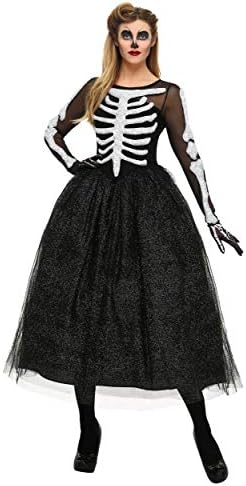 gold skeleton mesh costume dress Gold Skeleton Mesh Costume Dress: Women's Halloween Outfits