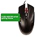 CushionCare Regular Size Black Gaming Mouse Mat Pad - Comes with Complementary Gaming Mouse - 7.9