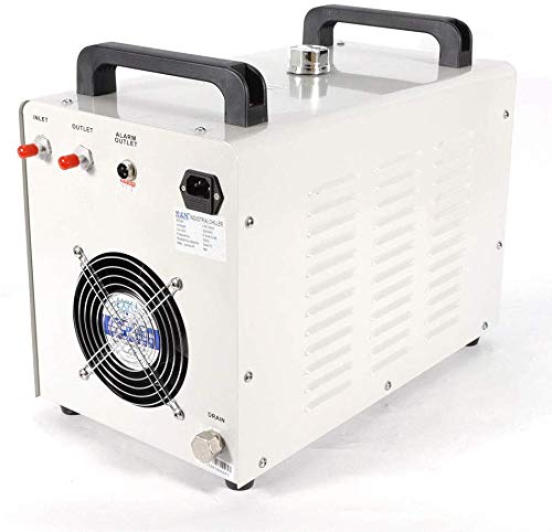DONNGYZ Water Chiller, 110V 9L Capacity Industrial Chiller Thermolysis Cooling System CW-3000 for 60W /80W Laser Machine CO2 Glass Tube Cooler Single Flow Alarm - Thumbnail 3
