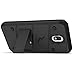 Zizo Bolt Series Compatible with Samsung Galaxy Amp Prime 3 Case Military Grade Drop Tested with Tempered Glass Screen Protector Holster Black