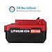 Powerextra 20V Max 6.0Ah Lithium Replacement Battery Compatible with Porter Cable PCC685L PCC680L Cordless Tools Batteries