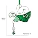 BANBERRY DESIGNS Irish Angel Suncatcher Stained Glass Ornament with Shamrock