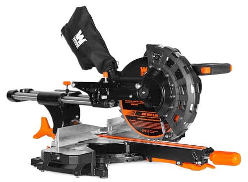 WEN 15-Amp 10-Inch Single-Bevel Sliding Compound Miter Saw with Laser (MM1014T) photo 9
