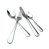 Cutlery,Home Use Stainless Steel Western Tableware 4-Piece Dinnerware Set knife fork spoon teaspoon by Alytimes ()