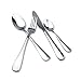 Cutlery,Home Use Stainless Steel Western Tableware 4-Piece Dinnerware Set knife fork spoon teaspoon by Alytimes