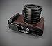 New LIM'S Genuine Italy Leather Camera Half Case Metal Grip Dovetail Plate for Leica Q2 (Typ 4889) Brown