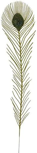 Renaissance 2000 Peacock Feather Stem, Gold, One Size