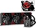 DEEPCOOL Captain 360EX All-in-One Liquid CPU Cooler with 360mm Radiator, 3×120mm Black PWM Fans, Waterblock with Bionic Red LED Lighting, AM4 Compatible, 3-Year Warranty