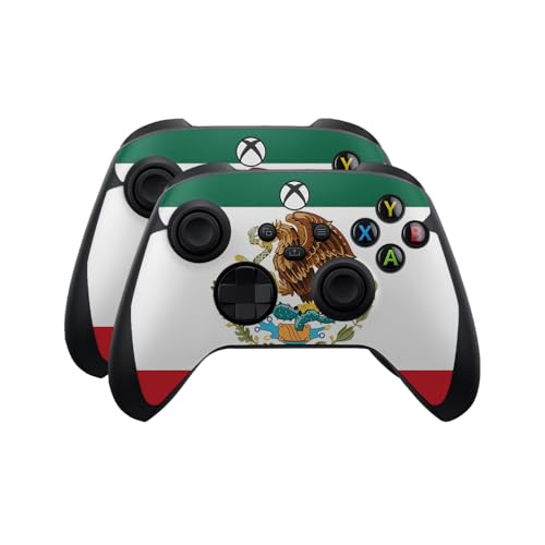 Skin Compatible with Microsoft Xbox Series X|S Controller (2 Pack) - Mexican Fl…