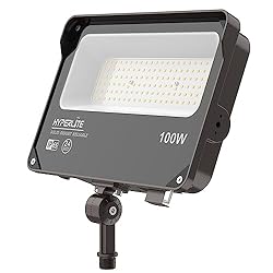 HYPERLITE 100W LED Flood Light with Dusk to Dawn