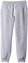 Southpole - Kids Little Boys' Active Basic Jogger Fleece Pants, Heather Grey, Large