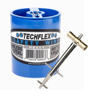 Clamptite Kit - CLT01 - 4 3/4" Stainless Steel Tool w/ Aluminum Bronze T-Bar Nut and 220 ft 1lb. Can of .041 Safety Wire