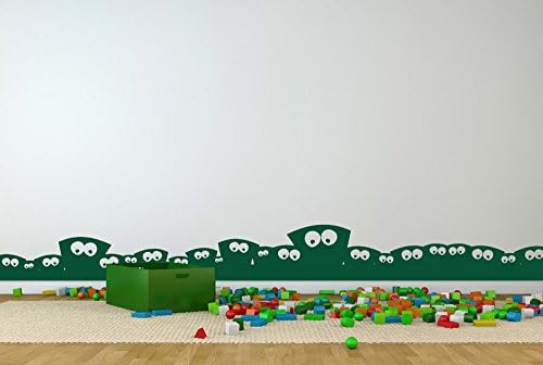 Monsters For Skirting Board Wall Stickers And Art Decals - Large Height 16cm x Width 462cm (4.62m) Shiny Gold