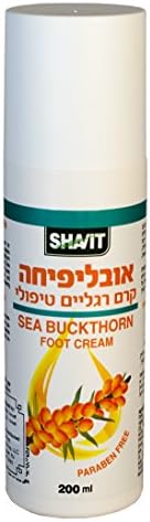 SHAVIT SEA BUCKTHORN FOOT CREAM PARABEN FREE 200ml/6.76fl.oz