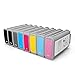 MIROO Compatible Ink Cartridge Replacement for HP 70 Ink Cartridge 130ml Worked with HP Designjet Z2100 Z3100 Z3200 Z5200 printer ( Pack of 8 )