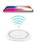 Qi Wireless Charger, iPhone X / iPhone 8 / 8 Plus, Qi Certified Fast Wireless Charging with Anti-Slip Rubber Note 8 / Galaxy S8 / S8 Plus, S7 / S7 Edge / Nokia / LG G6 / HTC 8x and Qi-Enabled Devices