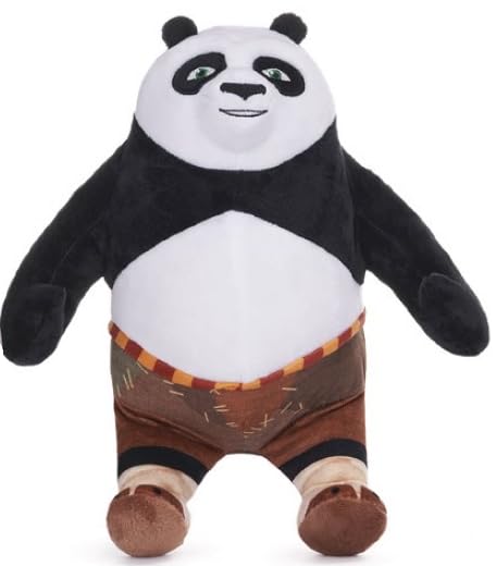 UKToyworld Kung Fu Panda 4 Smiling Po Panda Soft Toy 12 Inch Po KFP Plush