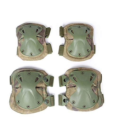 Outdoor Sports Army Hunting Paintball Shooting Gear Protective Airsoft Kneepads Tactical Elbow & Knee Pads - A-TACS FG