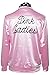 Pink Ladies Jacket 50S T Bird Danny Pink Satin Jacket Halloween Costume Neck Scarf (Small)