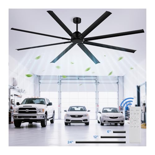 Hpxnionthr 96 Inch Industrial Ceiling Fan