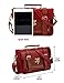 ECOSUSI Women PU Leather Satchel Purse Vintage Small College Crossbody Messenger Bag Work Cross-body Bag