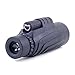 MeeQee 10 x 42 Dual Focus Monocular Telescope, Prism Film Optics, Tripod Capable, Waterproof, Low Night Vision, Monocular Scope for Birdwatching/Hunting/Camping/Hiking/Golf/Concert/Surveillance