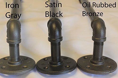 Industrial Pipe Towel Rack, 6 Sizes Available, Rustic Towel Rack Ships from Detroit, MI