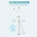 BEUTEESER Electric Toothbrush, H3 Rechargeable Sonic Electric Toothbrush with Induction Wireless Charging Base and 4 Clean Modes and 2 Replacement Heads IPX7 Waterproof
